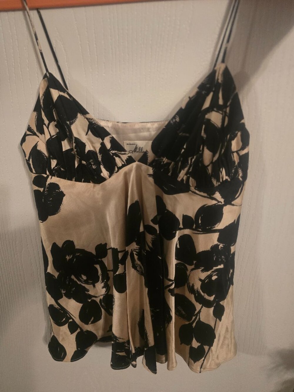 Milly silk baby doll top